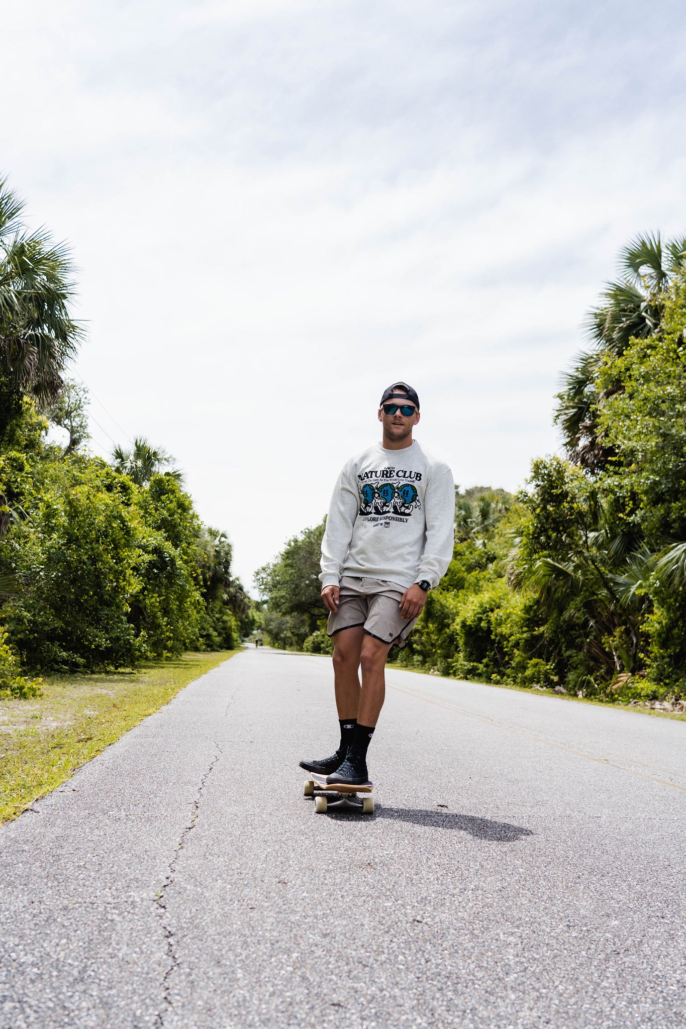 Nature Club Crewneck Sweatshirt - LACO Gives Skateboarding