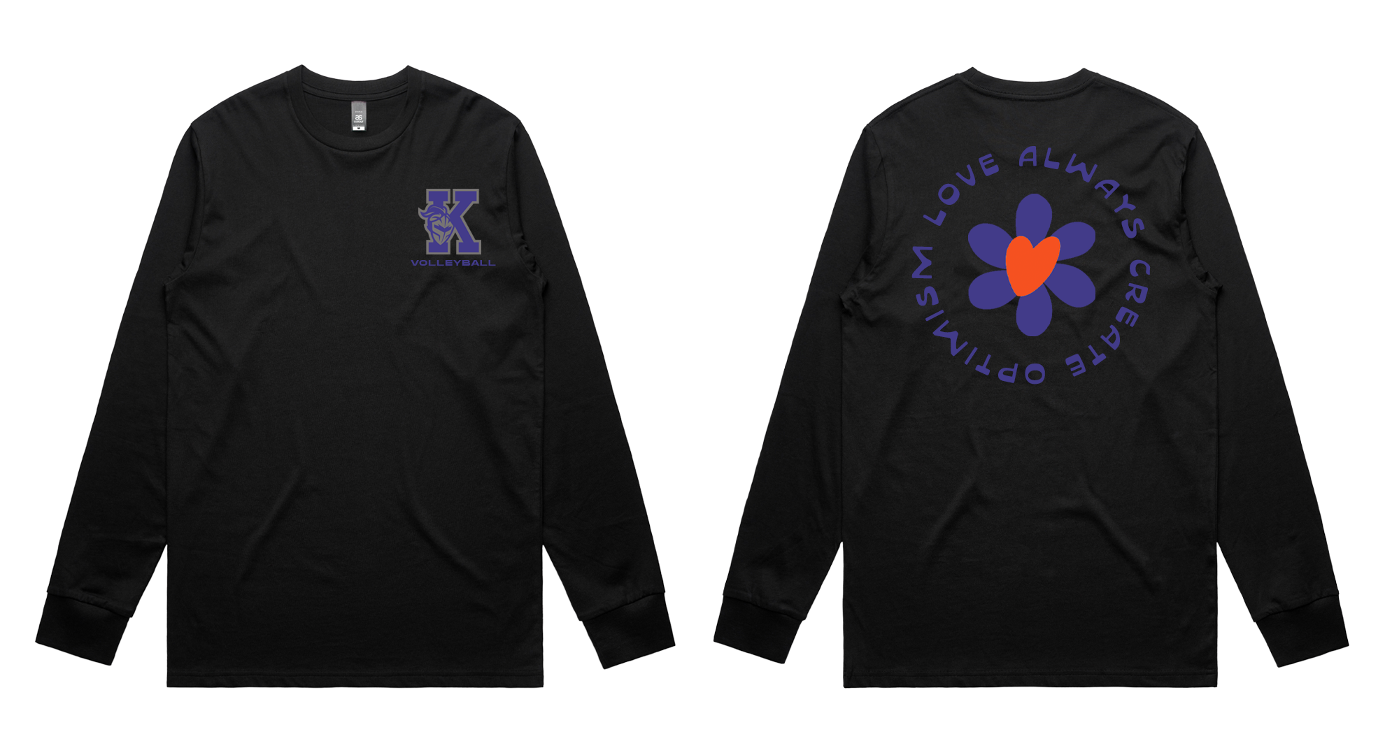 Kamiak Volleyball x LACO Motto V1 Long Sleeve T-Shirt