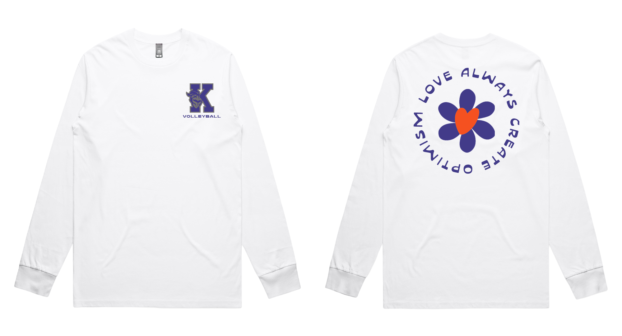 Kamiak Volleyball x LACO Motto V1 Long Sleeve T-Shirt