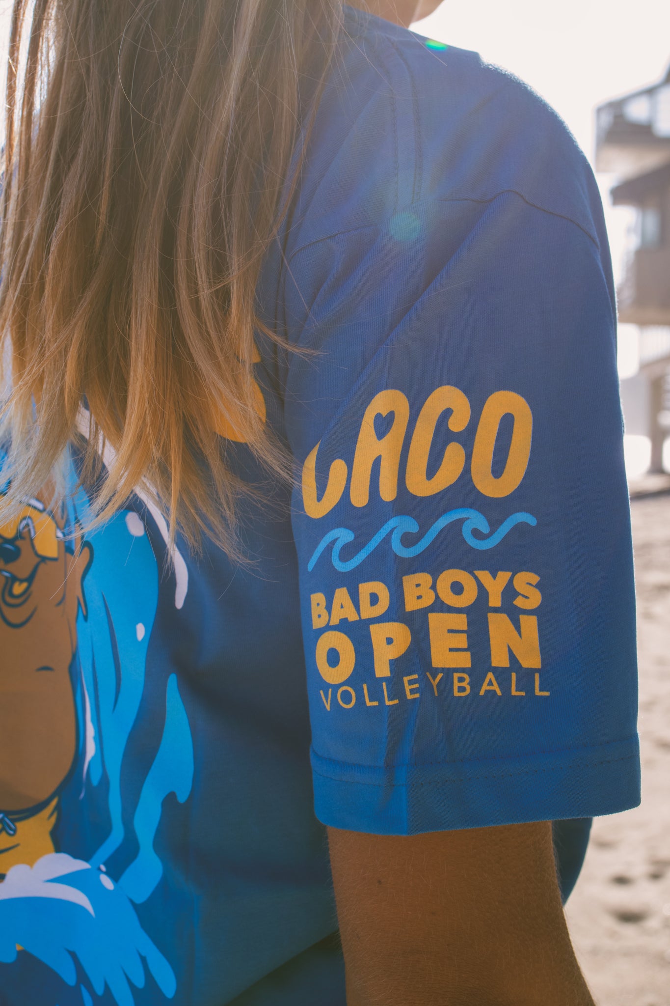 LACO x Bad Boys Open Volleyball Happiness Comes In Waves T-Shirt