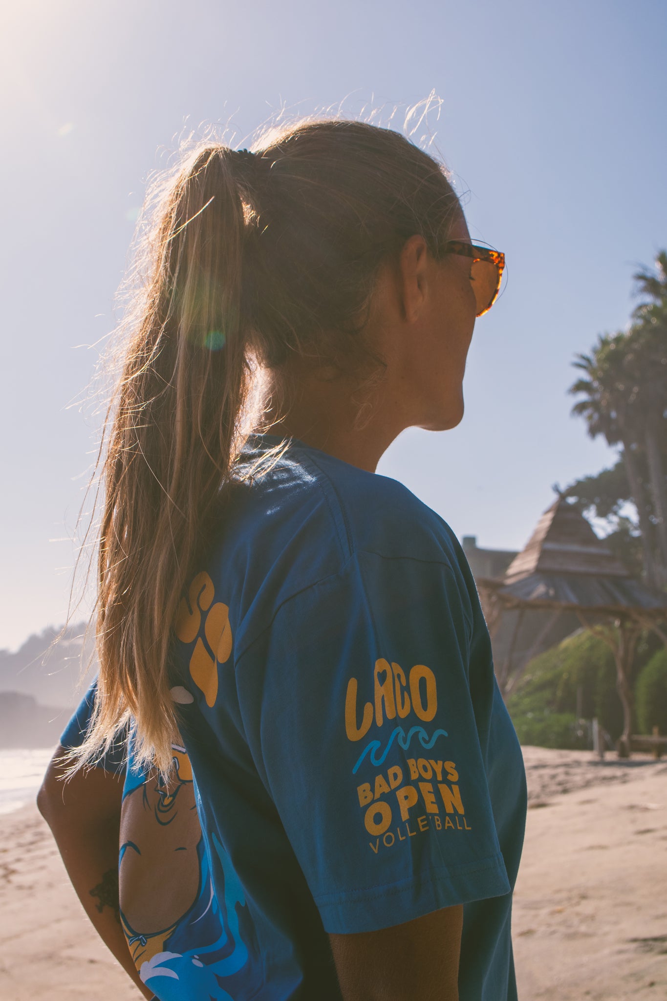 LACO x Bad Boys Open Volleyball Happiness Comes In Waves T-Shirt